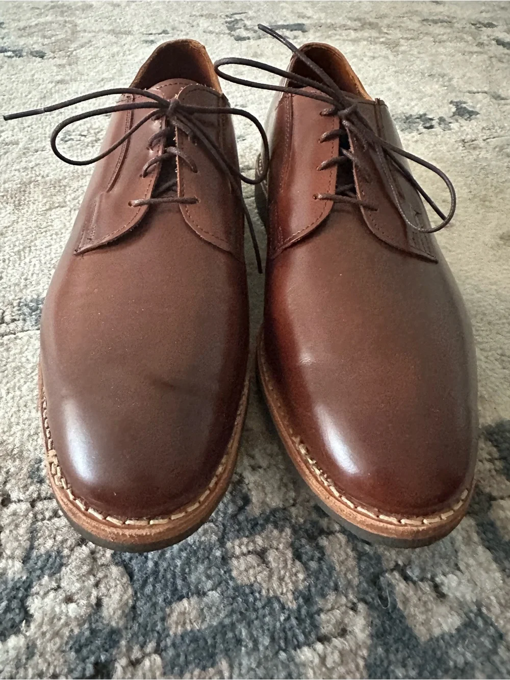 Allen Edmonds Chestnut Brown Derby Shoes